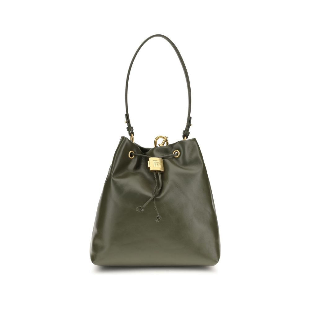 Balmain Bicolor Calf Leather Bos Taurus Rucksack