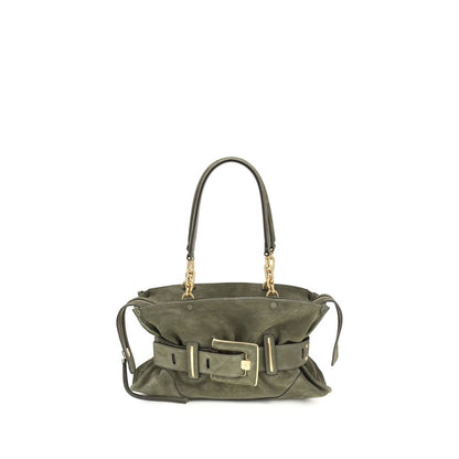 Balmain Schultertasche aus Kalbsleder Bos Taurus in Bicolor