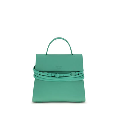 Moschino Zweifarbige Kunstleder-Handtasche