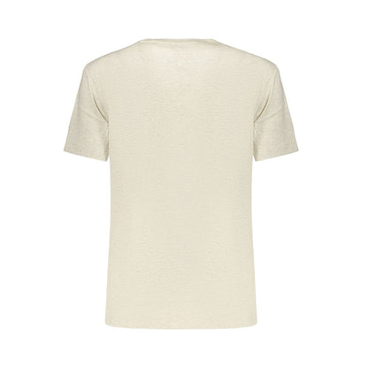 Calvin Klein Graues Baumwoll-T-Shirt für Damen