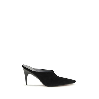 Balenciaga Schwarze Mules aus Wildleder