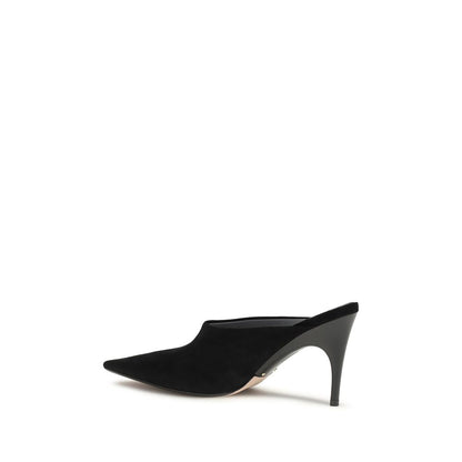 Balenciaga Schwarze Mules aus Wildleder