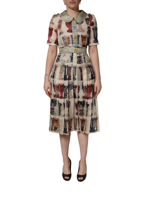 Dolce & Gabbana Multicolor Cotton Dress