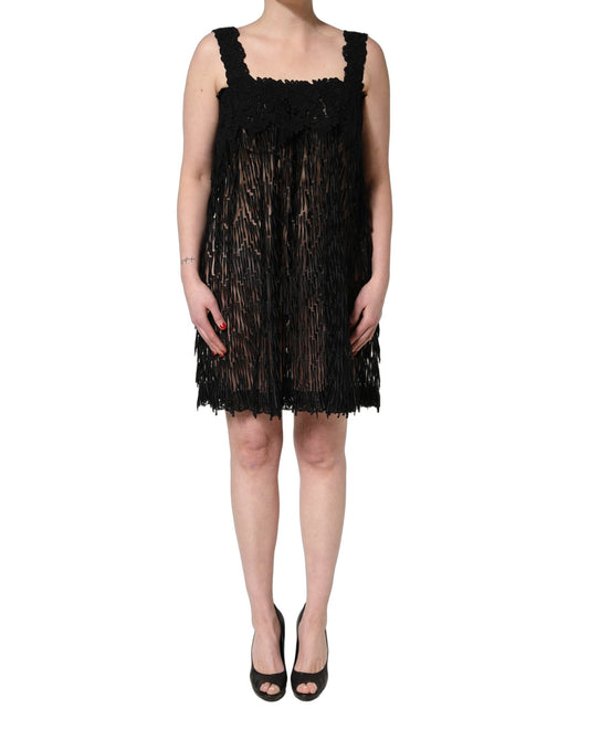 Dolce & Gabbana Black Viscose Dress