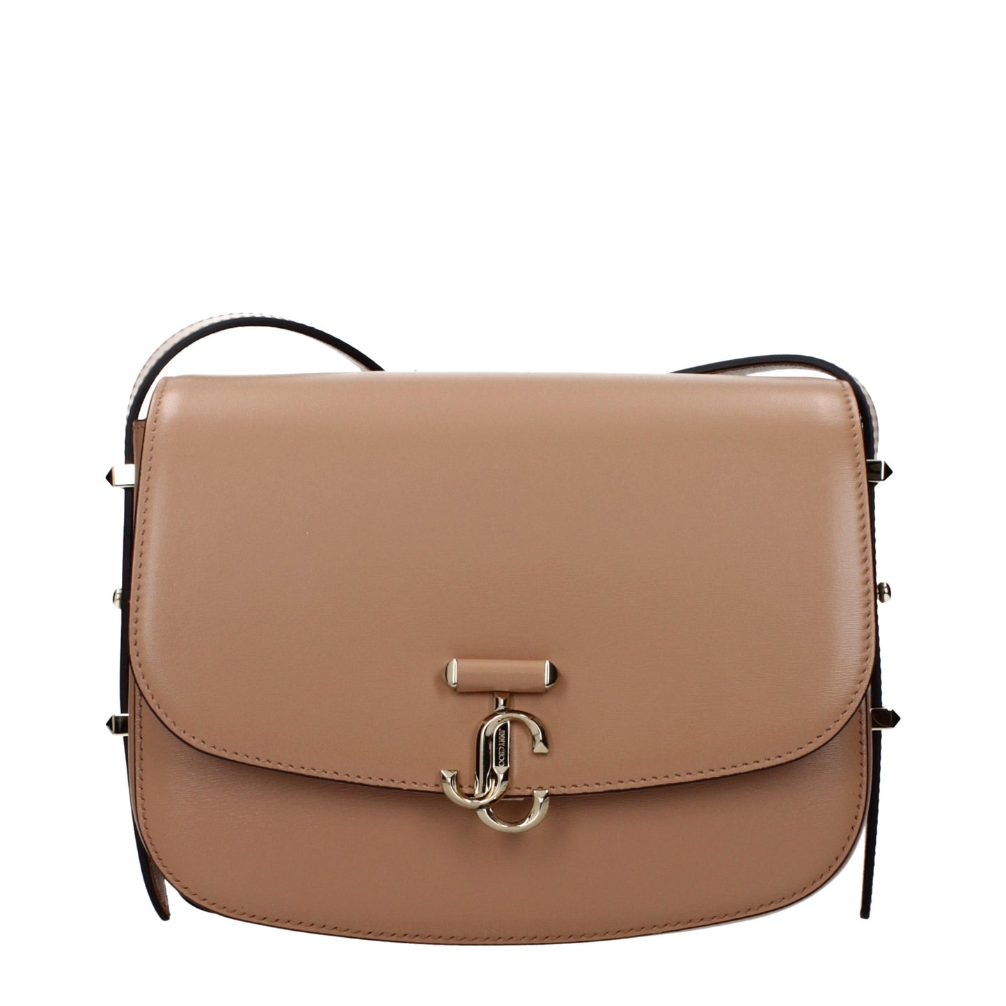 Jimmy Choo Braune Leder Umhängetasche
