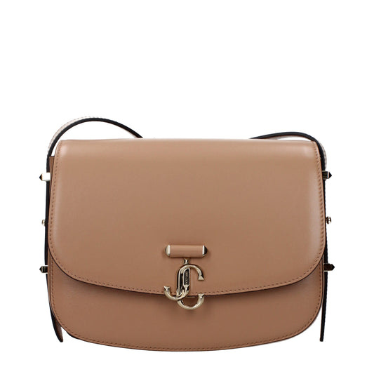 Jimmy Choo Braune Leder Umhängetasche