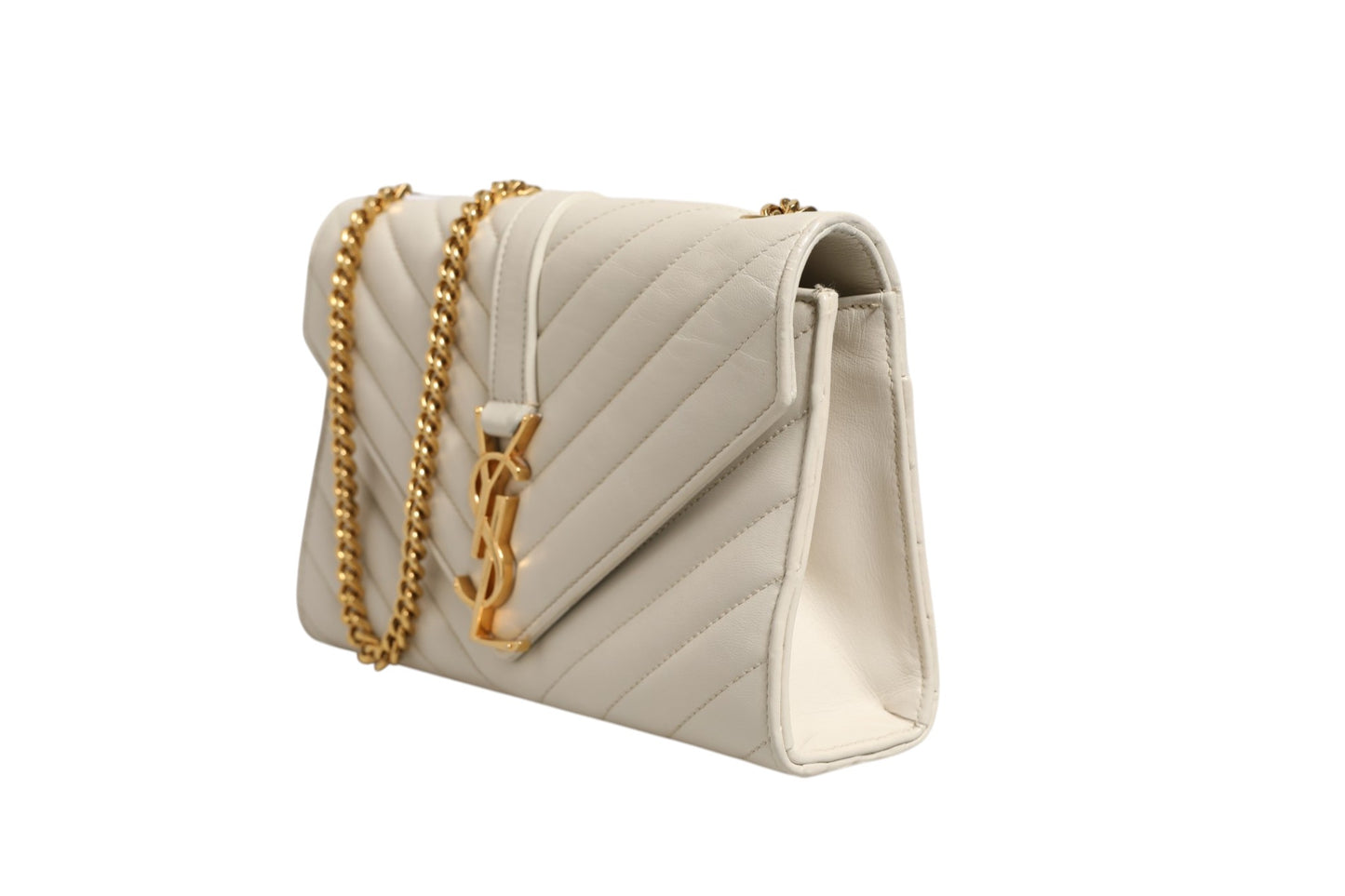 Saint Laurent Triquilt Medium YSL Schultertasche in Umschlag-Optik