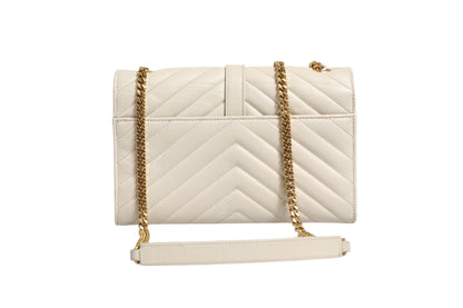 Saint Laurent Triquilt Medium YSL Schultertasche in Umschlag-Optik