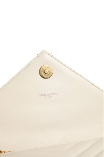 Saint Laurent Triquilt Medium YSL Schultertasche in Umschlag-Optik