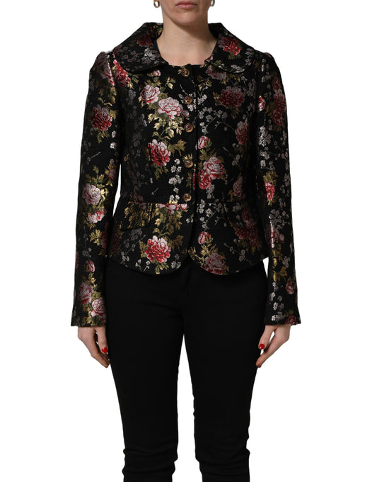 Dolce & Gabbana Multicolor Polyester Blazer