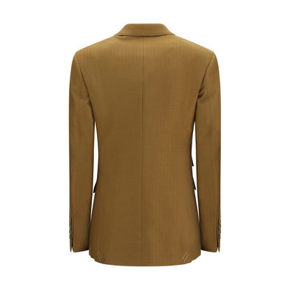 Burberry Mehrfarbiger Blazer aus Lammwolle