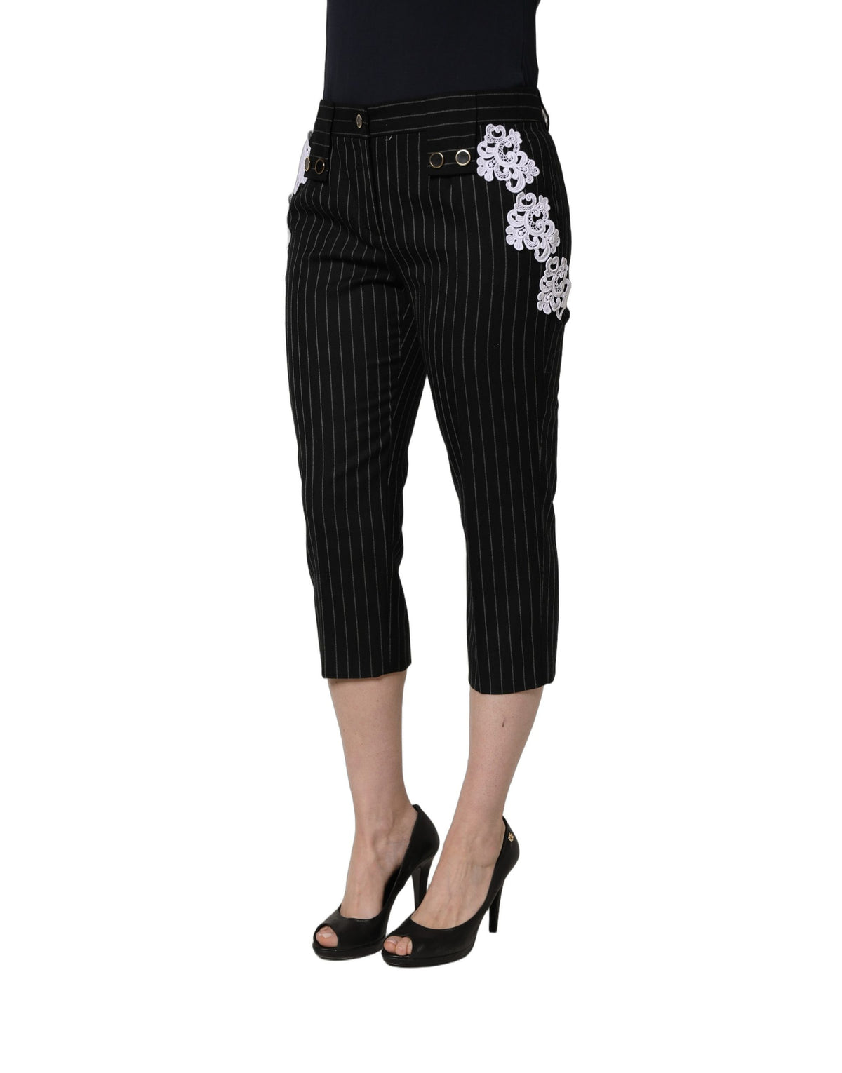Dolce & Gabbana Pantaloni – colore Nero – Poliestere