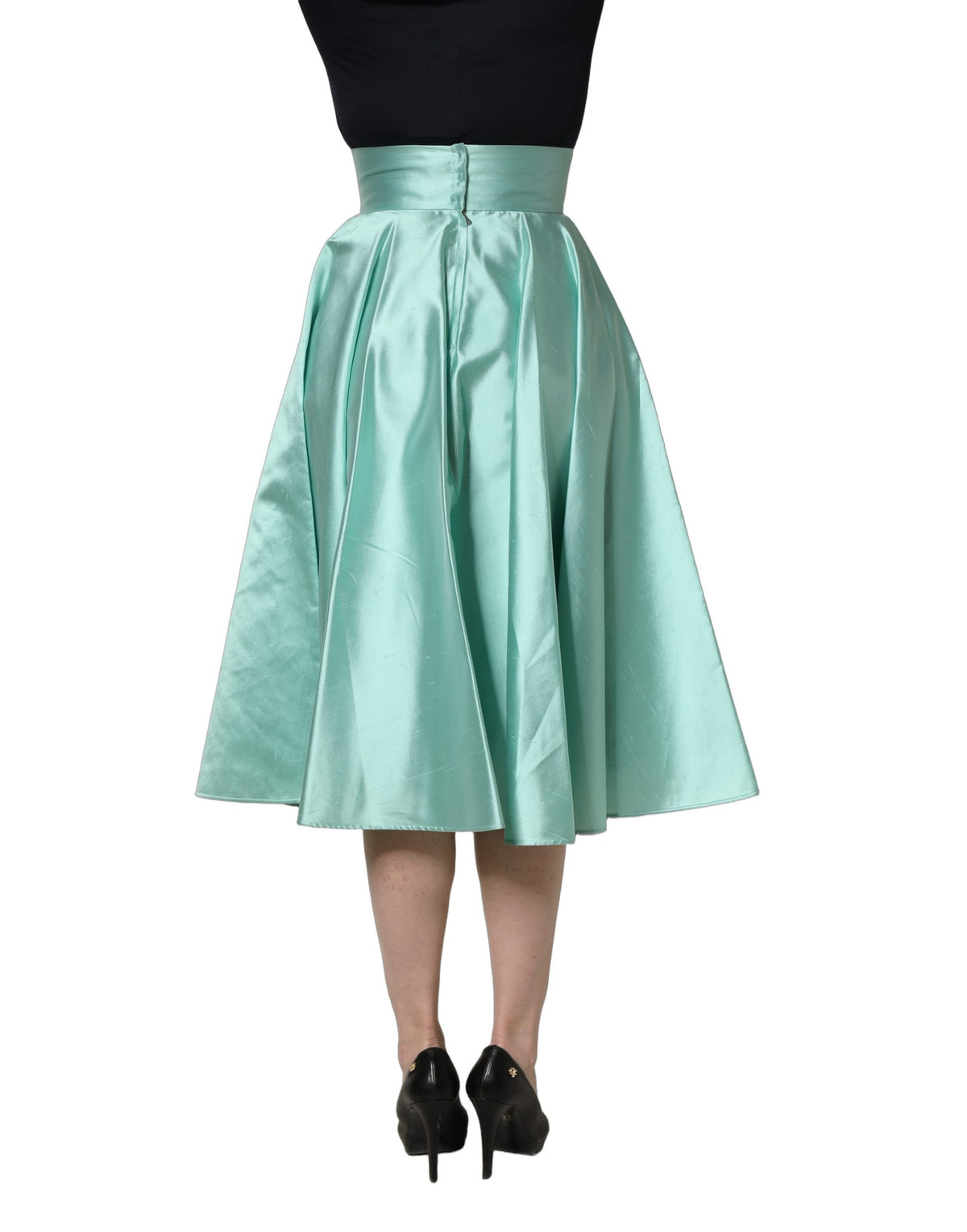 Dolce & Gabbana Gonna – colore Verde – Raso