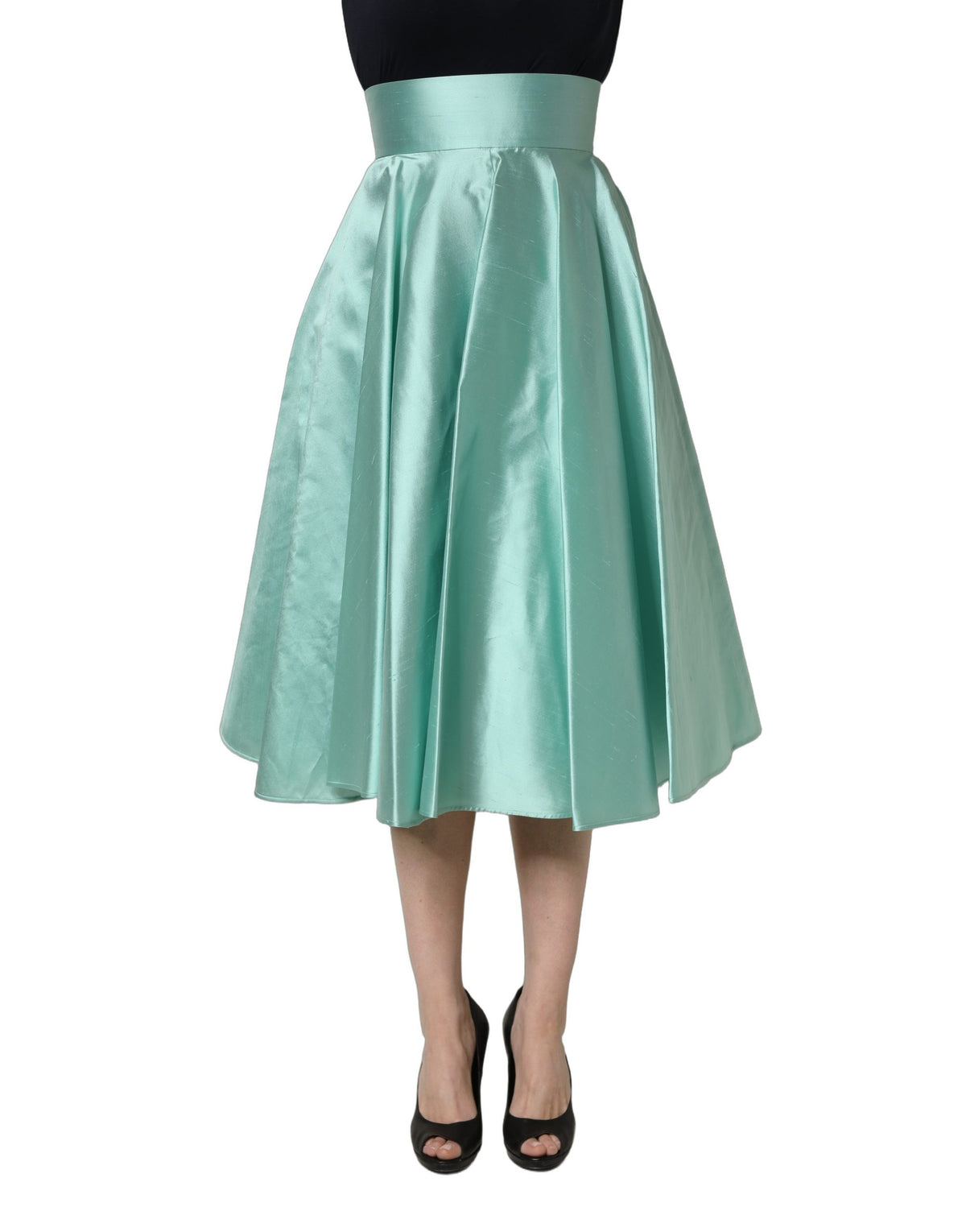 Dolce & Gabbana Gonna – colore Verde – Raso