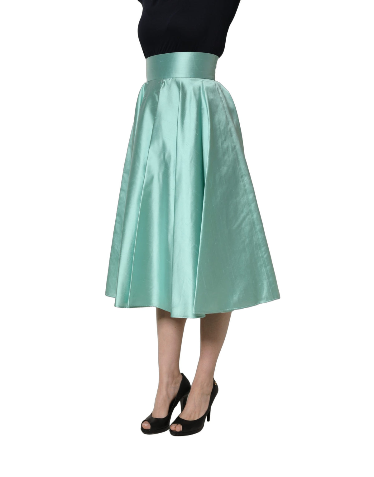Dolce & Gabbana Gonna – colore Verde – Raso