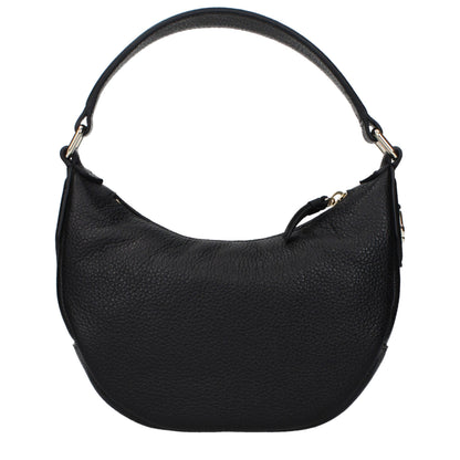 Jimmy Choo Schwarze Lederhandtasche