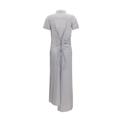 Alexander McQueen Mehrfarbiges Seiden-Freizeitkleid