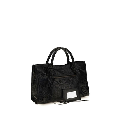 Balenciaga Schwarze Lammleder Schultertasche Ovis Aries Aries