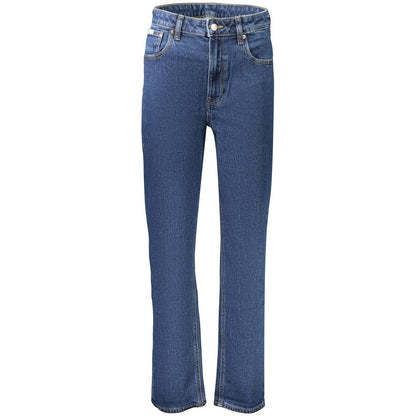 Calvin Klein Damen-Jeans aus Baumwolle in Blau