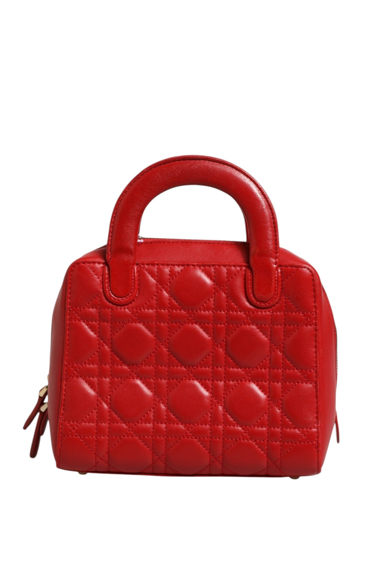 Christian Dior Kleine Dior Toujours Tasche Schwarz Macrocannage Kalbsleder