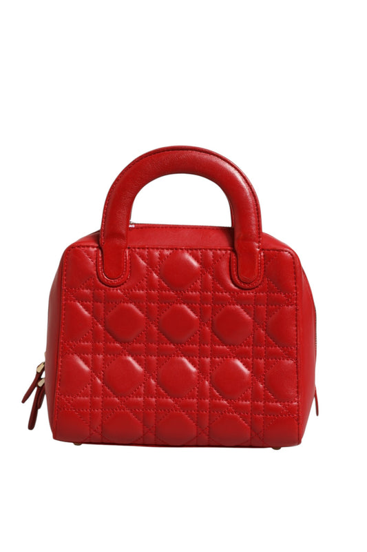 Christian Dior Kleine Dior Toujours Tasche Schwarz Macrocannage Kalbsleder