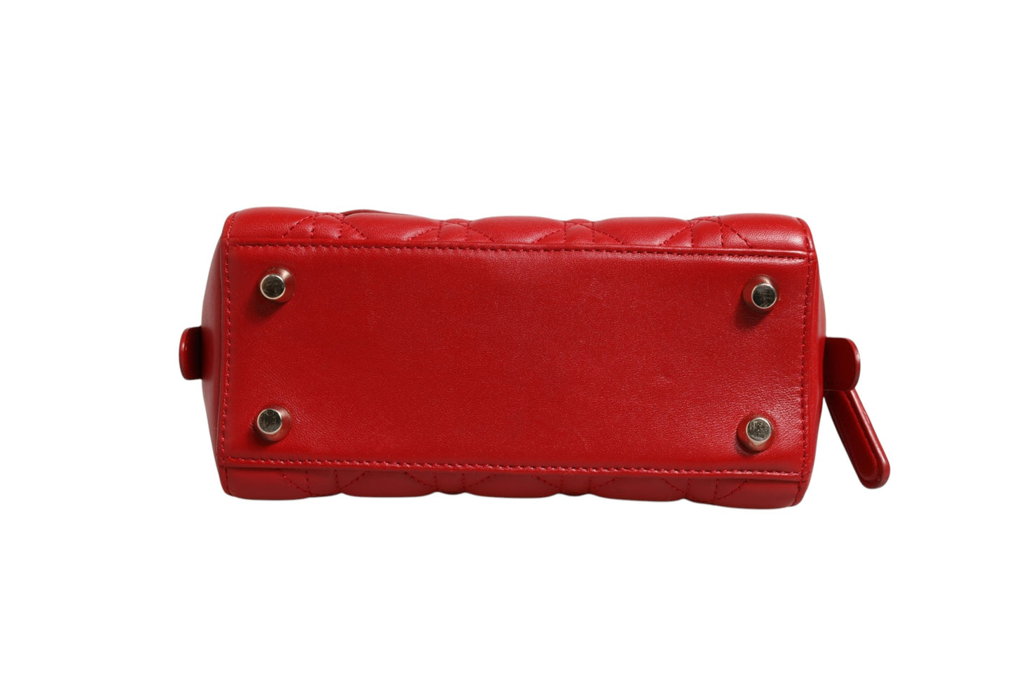 Christian Dior Kleine Dior Toujours Tasche Schwarz Macrocannage Kalbsleder
