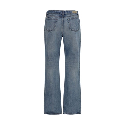 Alexander McQueen Blaue Jeans aus Baumwolle im geraden Schnitt