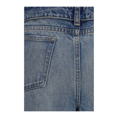 Alexander McQueen Blaue Jeans aus Baumwolle im geraden Schnitt