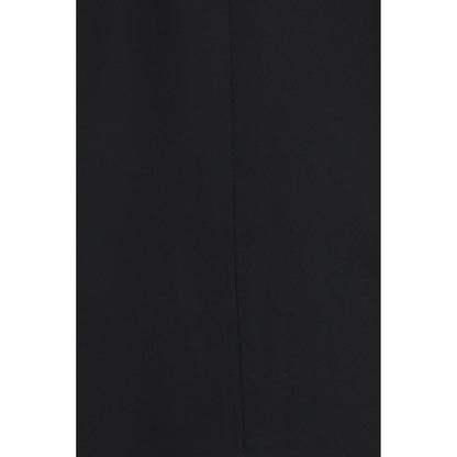 Calvin Klein Schwarze Viskose-Jacke in voller Länge