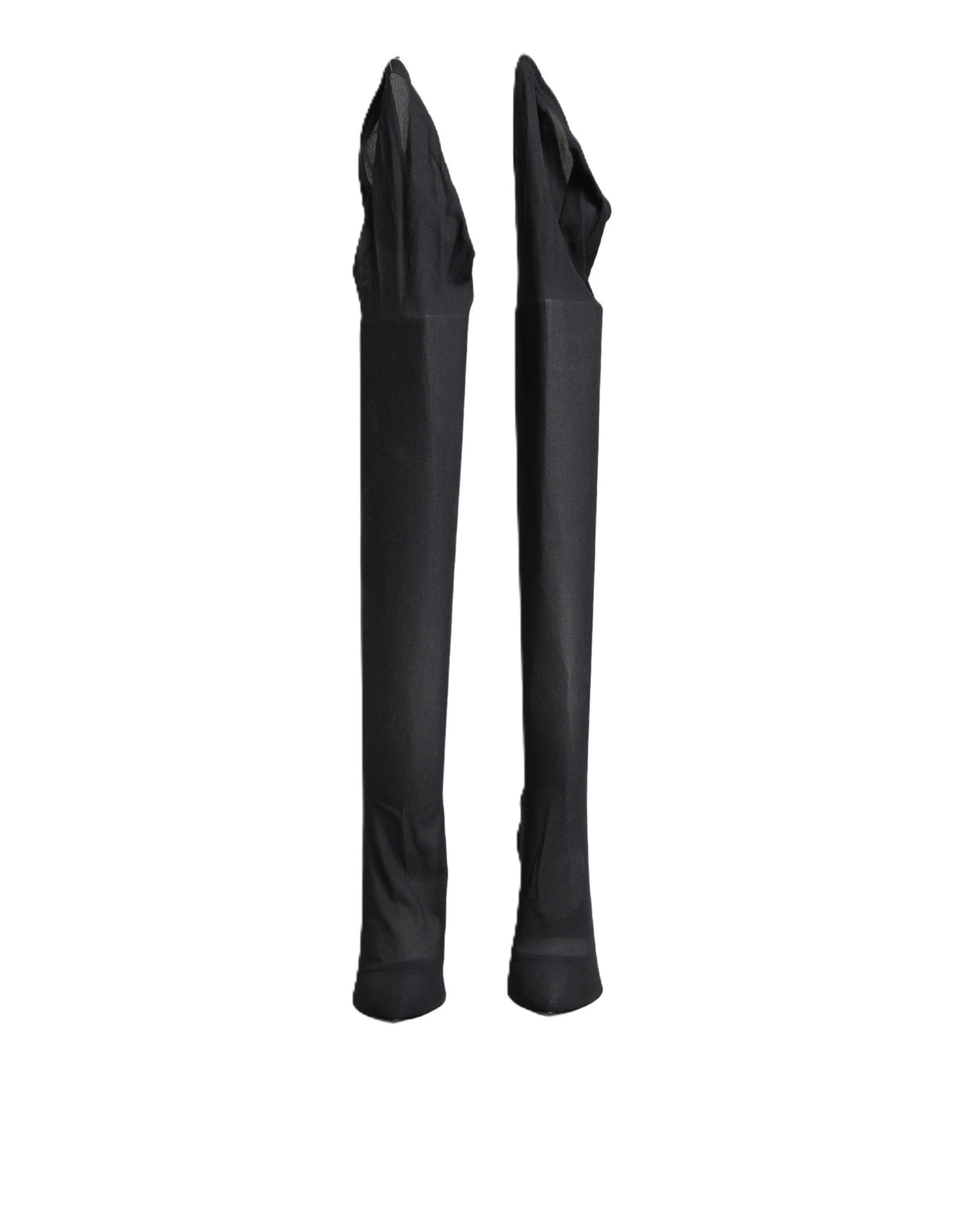 Dolce & Gabbana Stiefel aus Leder in Schwarz