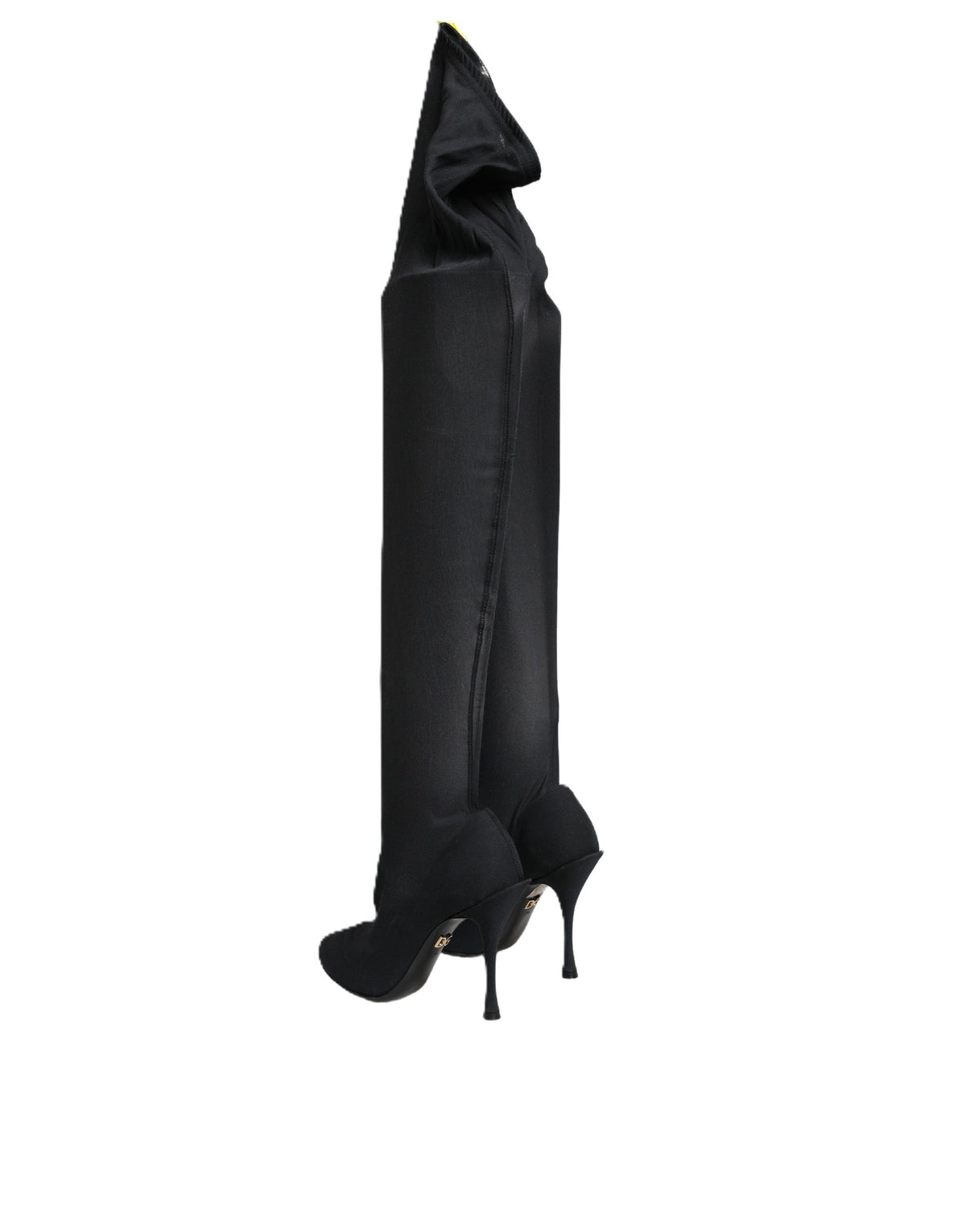 Dolce & Gabbana Stiefel aus Leder in Schwarz