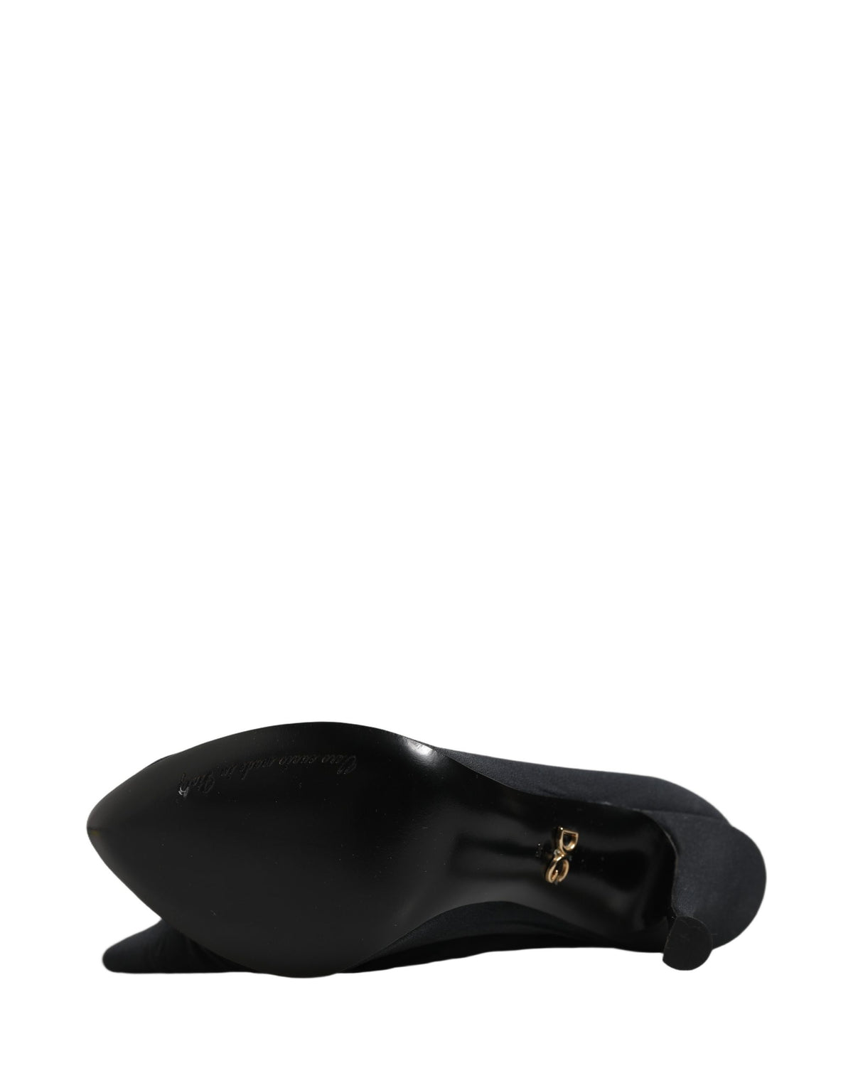 Dolce & Gabbana Stiefel aus Leder in Schwarz