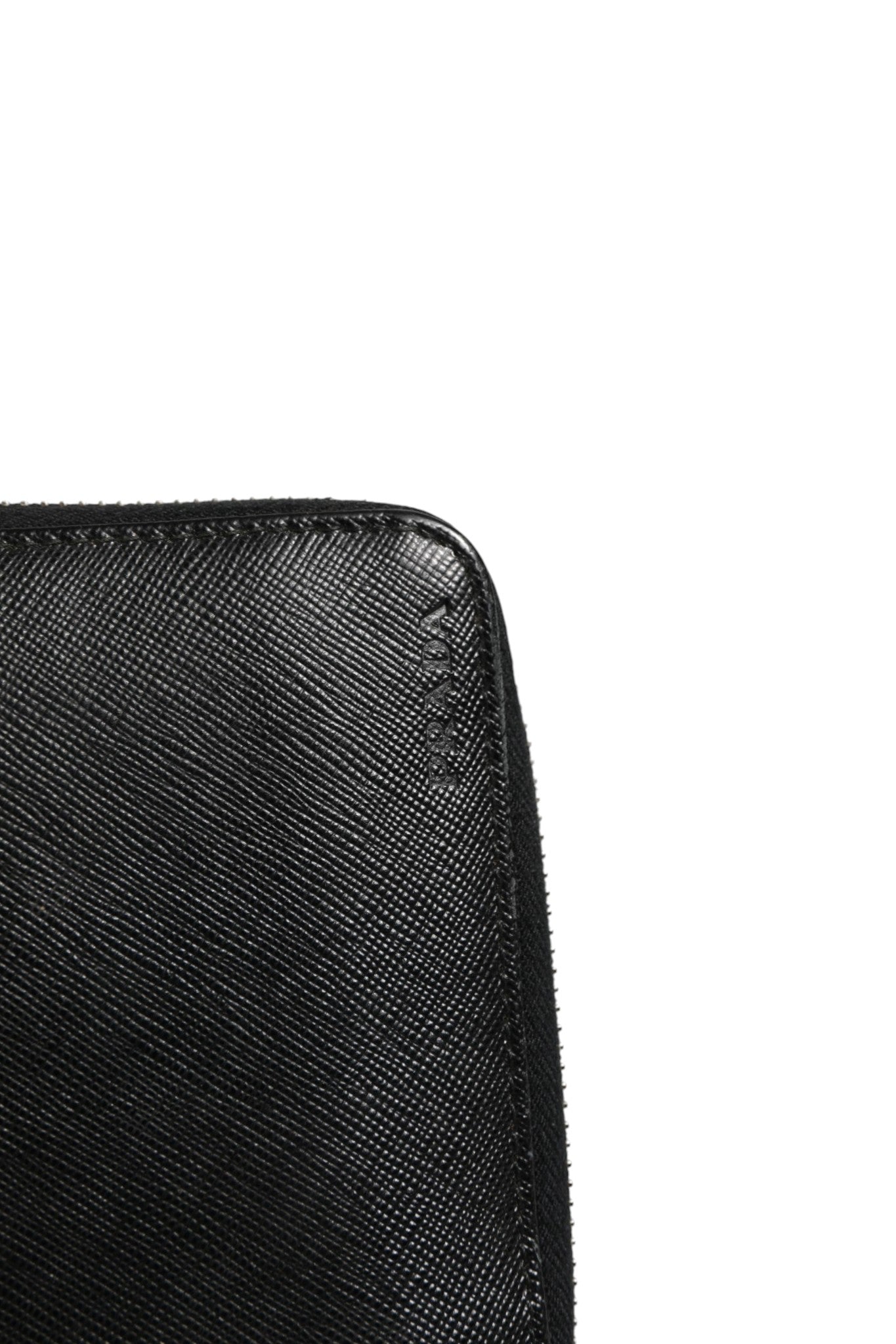 Prada Baltico Saffiano Leder Reißverschluss Reisebrieftasche