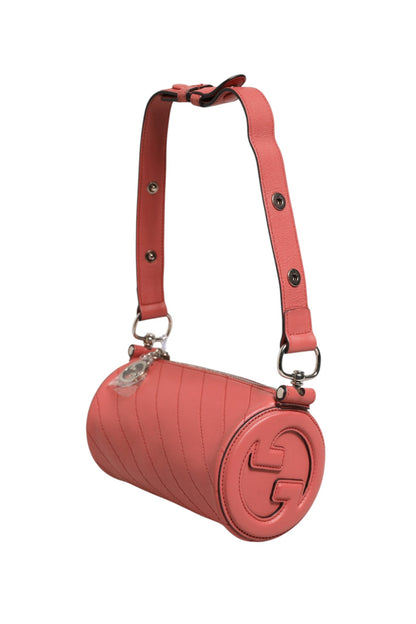 Gucci Blondie Mini Schultertasche Pink Leder
