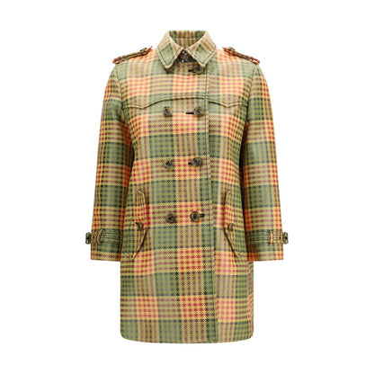 Burberry Mehrfarbiger Trenchcoat aus Polyester