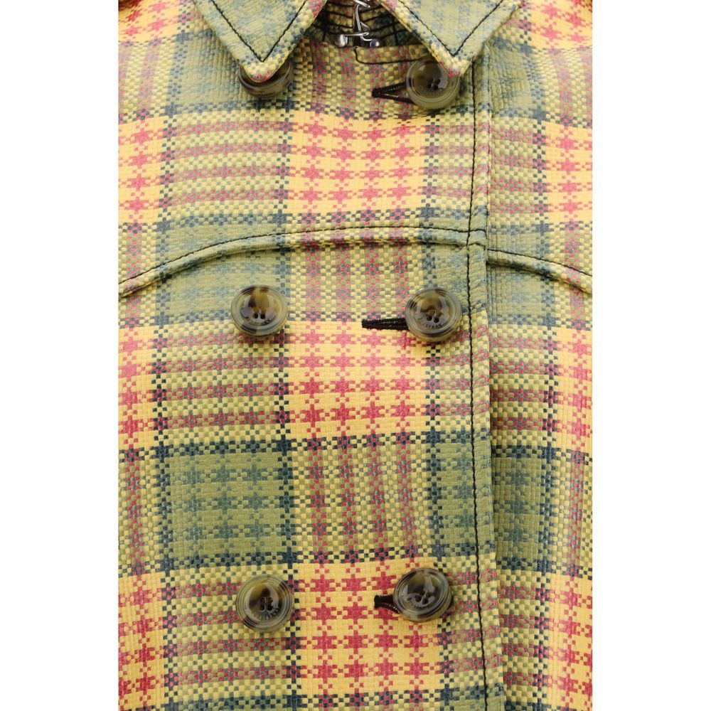 Burberry Mehrfarbiger Trenchcoat aus Polyester