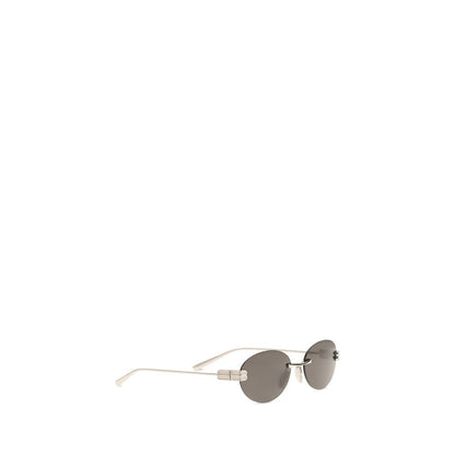 Balenciaga Sonnenbrille aus silbernem Metall