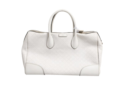 Gucci Medium Diamante Leder Boston Bag