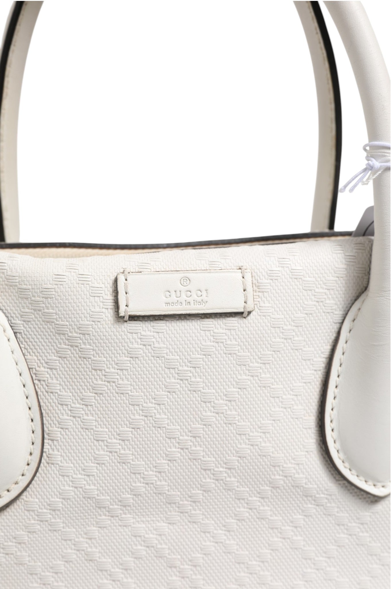 Gucci Medium Diamante Leder Boston Bag