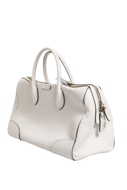 Gucci Medium Diamante Leder Boston Bag