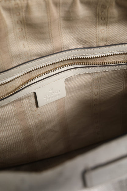 Gucci Medium Diamante Leder Boston Bag