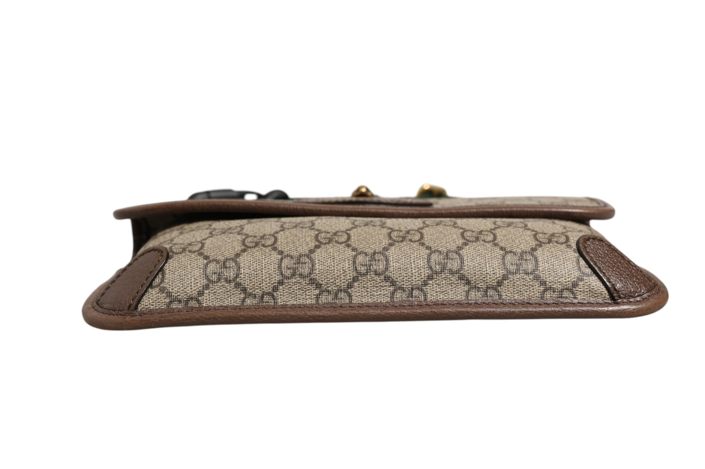 Gucci Supreme Monogram Neo Vintage Web Gürteltasche Braun