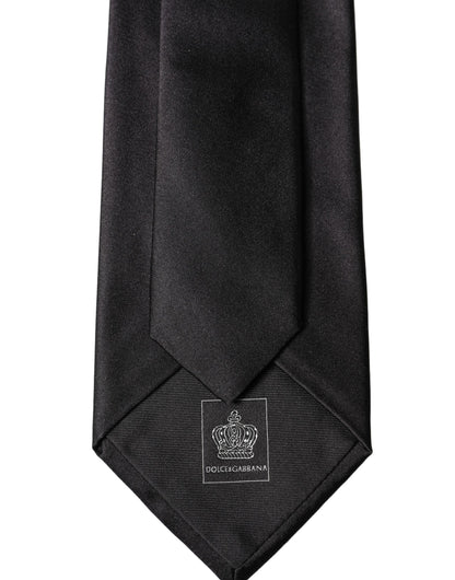 Dolce & Gabbana Black Silk Tie