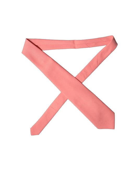 Dolce & Gabbana Pink Polyester Tie