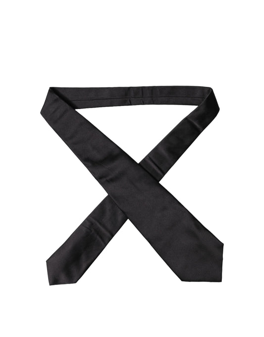 Dolce & Gabbana Black Silk Tie