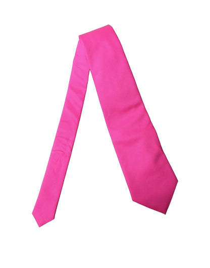 Dolce & Gabbana Cravatta – colore Rosa – Seta