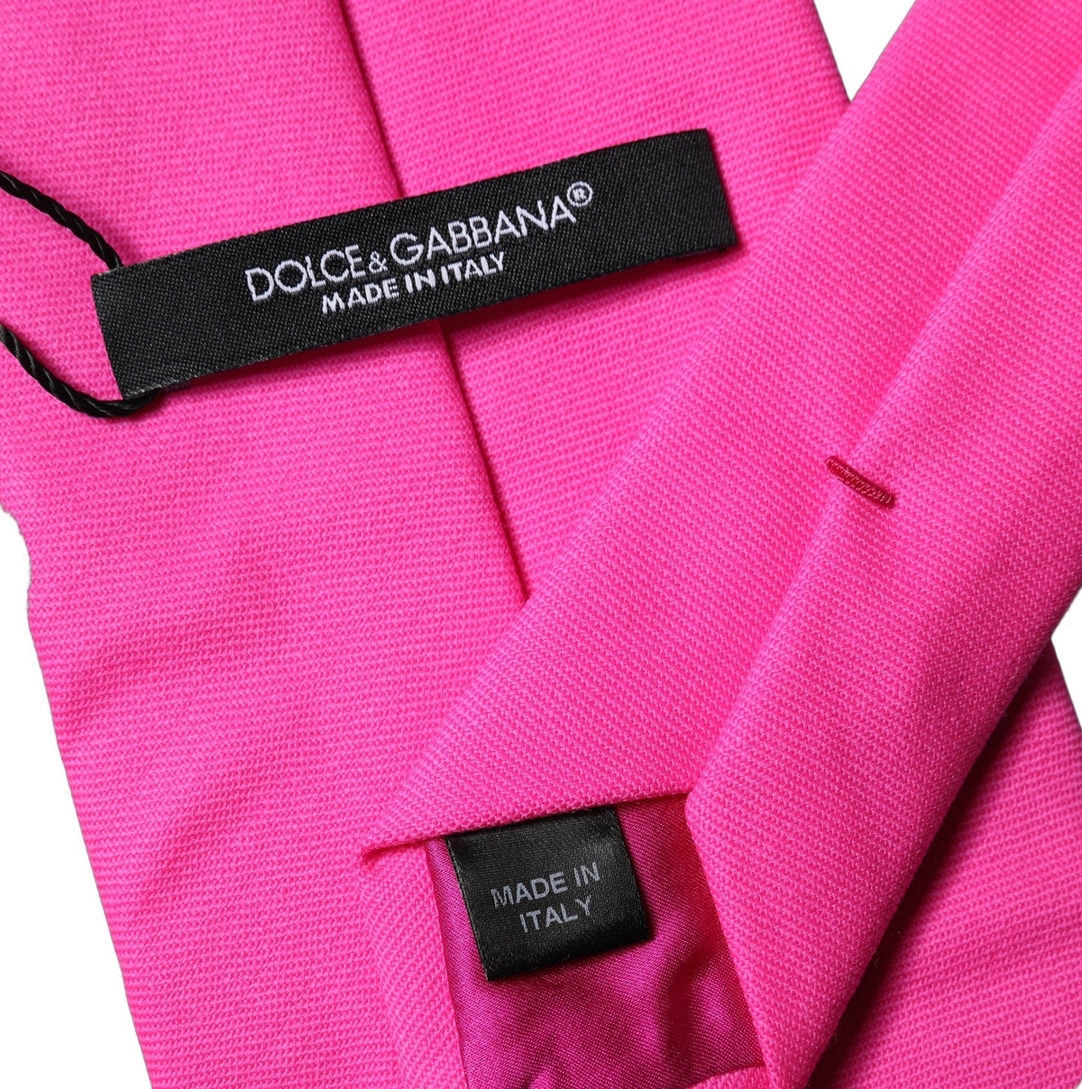 Dolce & Gabbana Cravatta – colore Rosa – Seta