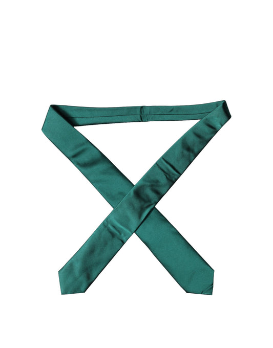 Dolce & Gabbana Green Silk Tie