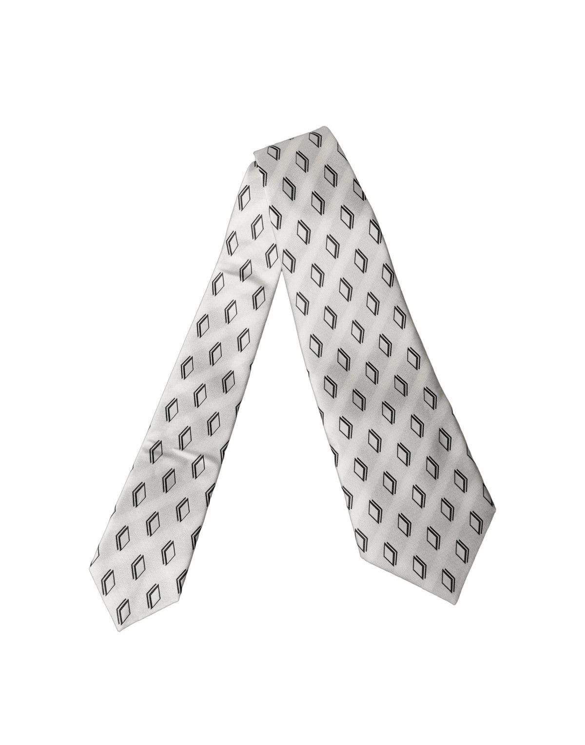 Dolce & Gabbana Cravatta – colore Bianco – Seta