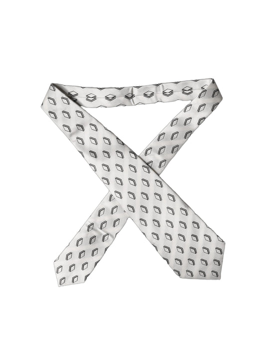 Dolce & Gabbana White Silk Tie